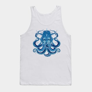 Octopus with corals, shells and sea anemones Tank Top